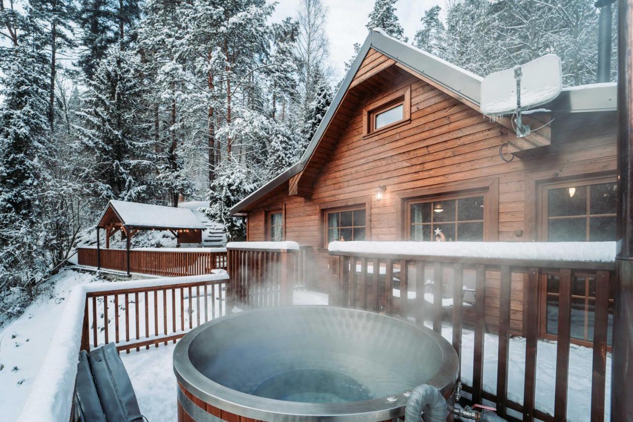 Sovia Wellness Chata S Jacuzzi Kadou A Saunou, Cingov Smizany Exterior photo